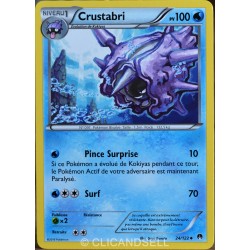 carte Pokémon 24/122 Crustabri 100 PV XY - Rupture Turbo NEUF FR