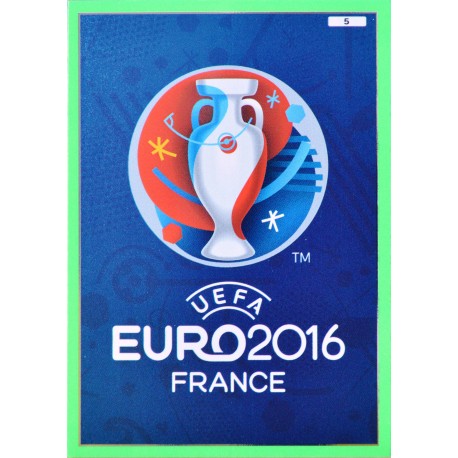 carte PANINI EURO 2016 #5 LOGO