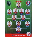 carte PANINI EURO 2016 #63 Eleven Czech Republic
