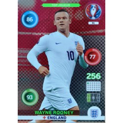 carte PANINI EURO 2016 #91 Wayne Rooney