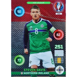carte PANINI EURO 2016 #214 Steven Davis