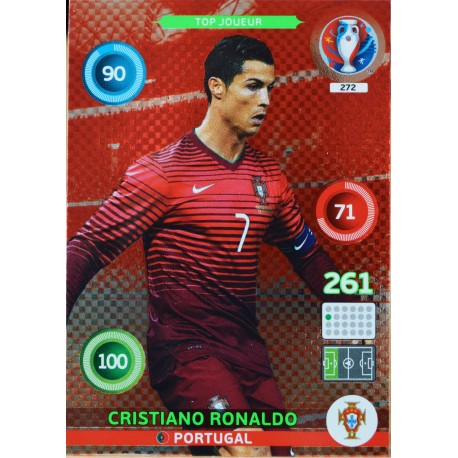 carte PANINI EURO 2016 #272 Cristiano Ronaldo