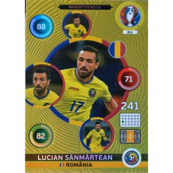 carte PANINI EURO 2016 #311 Lucian Sanmartean