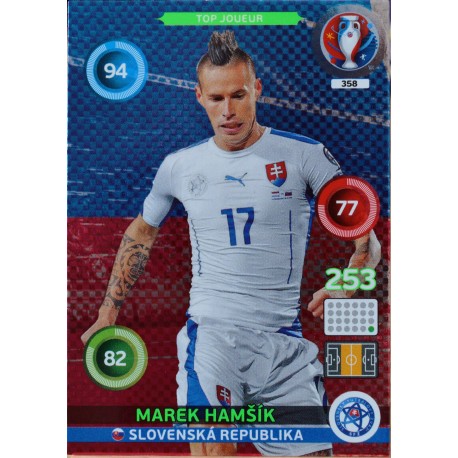 carte PANINI EURO 2016 #358 Marek Hamsik