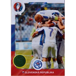 carte PANINI EURO 2016 #364 Making History Slovakia