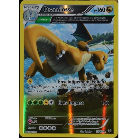 Carte Pokemon 52 108 Dracolosse 160 Pv Super Rare Reverse Xy 6 Ciel Rugissant Neuf Fr Clicandsell