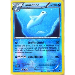 carte Pokémon 16/124 Lamantine 120 PV - REVERSE XY - Impact des Destins NEUF FR