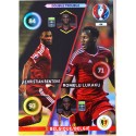 carte PANINI EURO 2016 #44 Benteke - Lukaku
