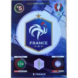 carte PANINI EURO 2016 #118 Team Logo France
