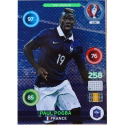 carte PANINI EURO 2016 #124 Paul Pogba