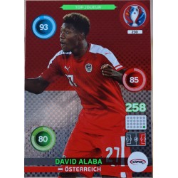 carte PANINI EURO 2016 #230 David Alaba