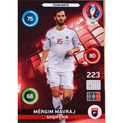 carte PANINI EURO 2016 #339 Mergim Mavraj
