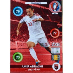carte PANINI EURO 2016 #341 Amir Abrashi