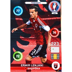 carte PANINI EURO 2016 #343 Ermir Lenjani