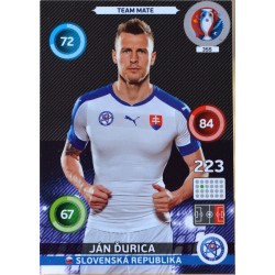 carte PANINI EURO 2016 #355 Jan Durica