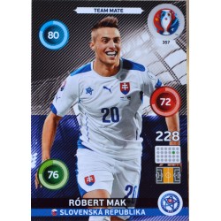 carte PANINI EURO 2016 #357 Robert Mak