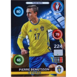 carte PANINI EURO 2016 #375 Pierre Bengtsson