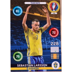 carte PANINI EURO 2016 #376 Sebastian Larsson