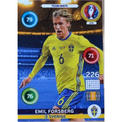 carte PANINI EURO 2016 #379 Emil Forsberg