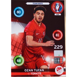 carte PANINI EURO 2016 #408 Ozan Tufan