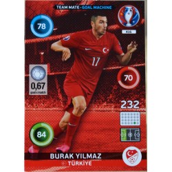 carte PANINI EURO 2016 #416 Burak Yilmaz