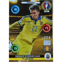 carte PANINI EURO 2016 #433 Serhiy Sydorchuk