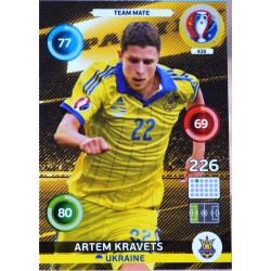 carte PANINI EURO 2016 #435 Artem Kravets