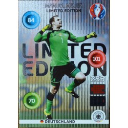 carte PANINI XL ADRENALYN EURO 2016  Classic Edition Limitée  Manuel Neuer NEUF FR