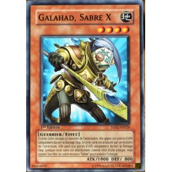 carte YU-GI-OH 5DS2-FR020 Galahad, Sabre X NEUF FR