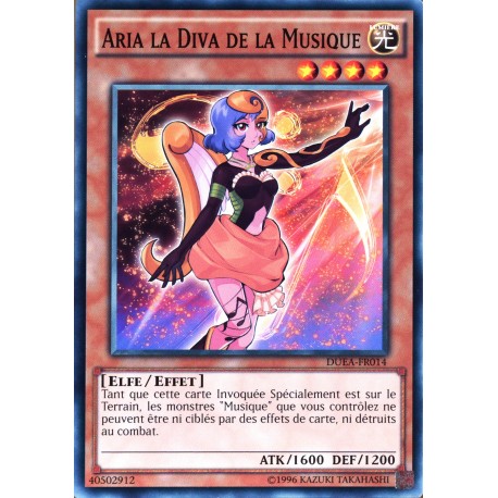carte YU-GI-OH DUEA-FR014 Aria La Diva De La Musique NEUF FR