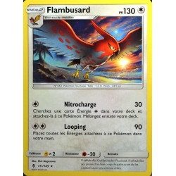 carte Pokémon 111/145 Flambusard 130 PV SL2 - Soleil et Lune - Gardiens Ascendants NEUF FR