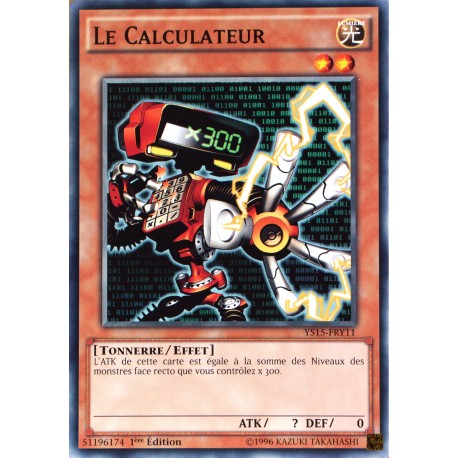 carte YU-GI-OH YS15-FRY11 Le Calculateur NEUF FR