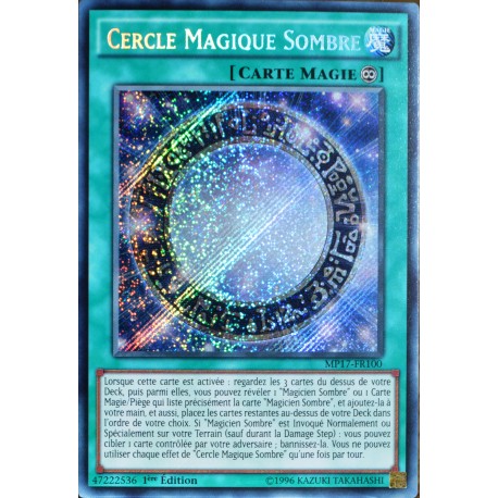 carte YU-GI-OH MP17-FR100 Cercle Magique Sombre NEUF FR