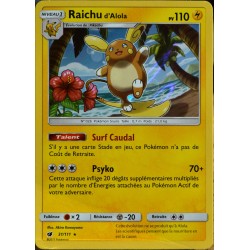 carte Pokémon 31/111 Raichu d’Alola  110 PV - HOLO