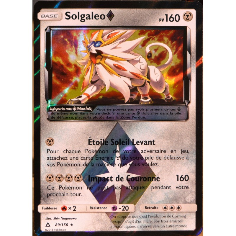 Carte Pokemon 156 Solgaleo Prisme Clicandsell