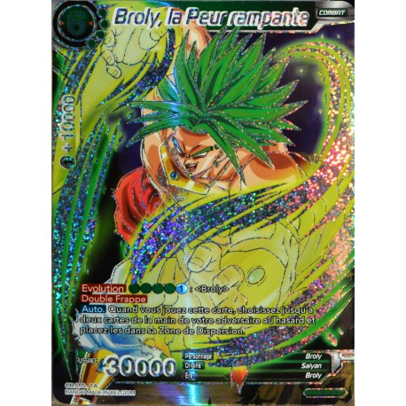 carte Dragon Ball Super BT1-073-SPR Broly, la Peur rampante