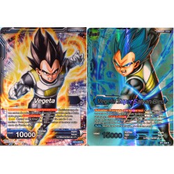 carte Dragon Ball Super BT1-028-R Vegeta // Vegeta Super Saiyan Bleu