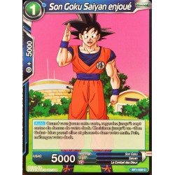 carte Dragon Ball Super BT1-033-C Son Goku Saiyan enjoué