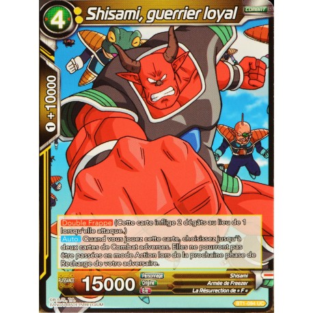 carte Dragon Ball Super BT1-094-UC Shisami, guerrier loyal