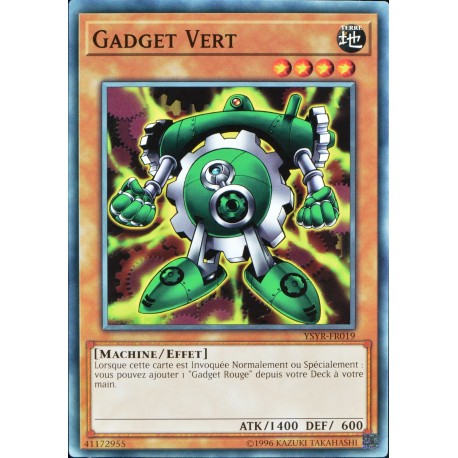 carte YU-GI-OH YSYR-FR019 Gadget Vert NEUF FR