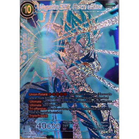carte Dragon Ball Super BT2-123-SCR Vegetto SSB, Force ultime NEUF FR