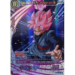 carte Dragon Ball Super BT2-054-SR Goku Black Rosé, le Désespoir sans fin NEUF FR