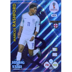 carte PANINI ADRENALYN XL FIFA 2018 #421 Marcus Rashford / England