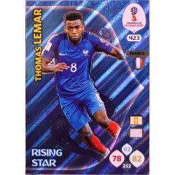 carte PANINI ADRENALYN XL FIFA 2018 #423 Thomas Lemar / France