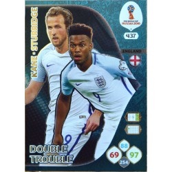 carte PANINI ADRENALYN XL FIFA 2018 #437 Kane- Sturridge / England