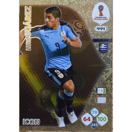 carte PANINI ADRENALYN XL FIFA 2018 #444 Luis Suárez / Uruguay