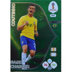 carte PANINI ADRENALYN XL FIFA 2018 #447 Coutinho / Brazil