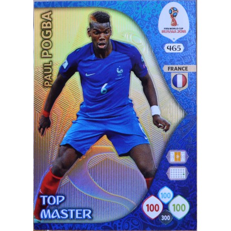 carte PANINI ADRENALYN XL FIFA 2018 #465 Paul Pogba / France