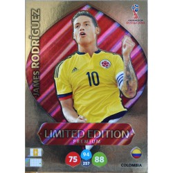 carte PANINI ADRENALYN XL FIFA 2018 #LE-JR James Rodríguez (Colombie)