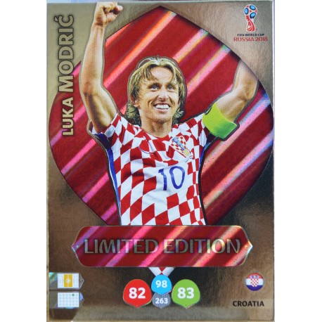 carte PANINI ADRENALYN XL FIFA 2018 #LE-LMO Luka Modric (Croatie)
